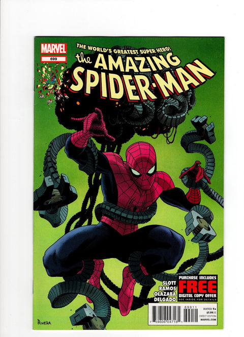 The Amazing Spider-Man, Vol. 2 #699 (Cvr A) (2012) Paolo Rivera  A Paolo Rivera  Buy & Sell Comics Online Comic Shop Toronto Canada