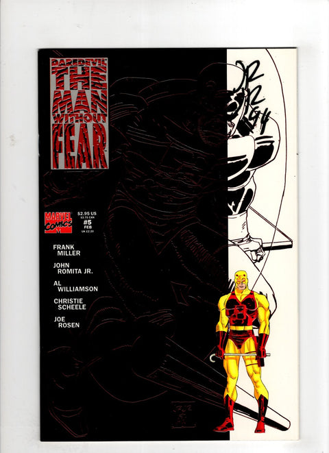Daredevil: The Man Without Fear #5 (Cvr A) (1993) Signed by JRJR  A Signed by JRJR  Buy & Sell Comics Online Comic Shop Toronto Canada