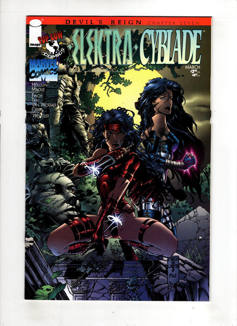 Devil's Reign #7 (1997) Elektra / Cyblade  Elektra / Cyblade  Buy & Sell Comics Online Comic Shop Toronto Canada