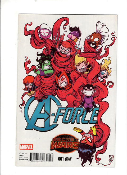 A-Force, Vol. 1 #1 (Cvr B) (2015) Skottie Young Baby Variant  B Skottie Young Baby Variant  Buy & Sell Comics Online Comic Shop Toronto Canada