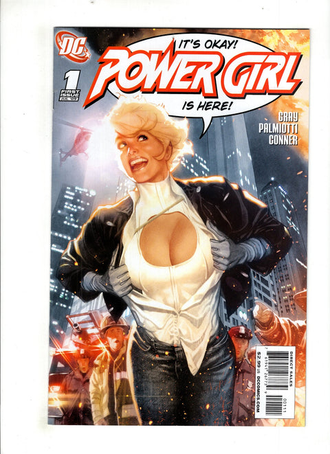 Power Girl, Vol. 2 #1 (Cvr B) (2009) Adam Hughes Incentive Variant (1:10)