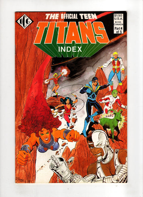 Official Teen Titans Index #4 (1985)     Buy & Sell Comics Online Comic Shop Toronto Canada