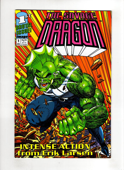Savage Dragon, Vol. 1 #1 (1992) White Logo Edition  White Logo Edition  Buy & Sell Comics Online Comic Shop Toronto Canada