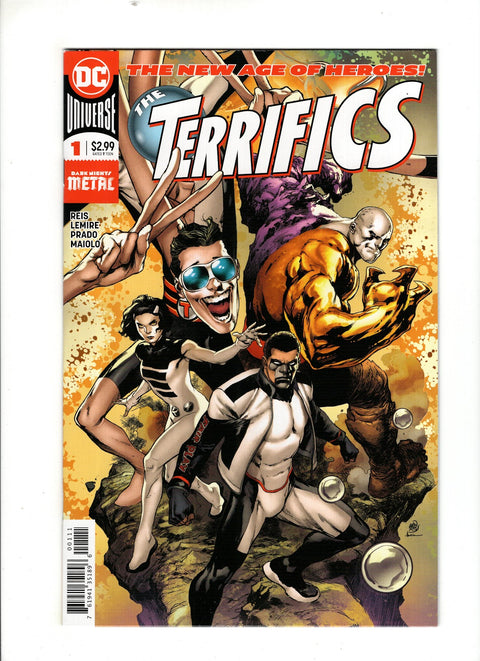 Terrifics #1 (Cvr A) (2018) Ivan Reis Vertical Foldout  A Ivan Reis Vertical Foldout  Buy & Sell Comics Online Comic Shop Toronto Canada