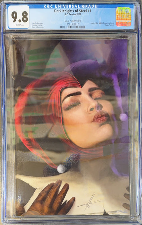 Dark Knights of Steel #1 (CGC 9.8) (2021)  F Carla Cohen Virgin Variant  Buy & Sell Comics Online Comic Shop Toronto Canada
