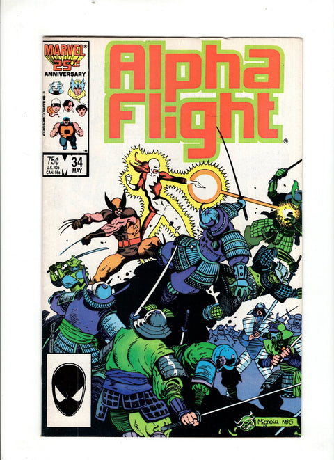 Alpha Flight, Vol. 1 #34 (Cvr A) (1986)   A   Buy & Sell Comics Online Comic Shop Toronto Canada