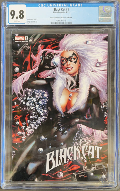 Black Cat, Vol. 1 #1 (CGC 9.8) (2019)   Jay Anacleto Exclusive Variant  Buy & Sell Comics Online Comic Shop Toronto Canada