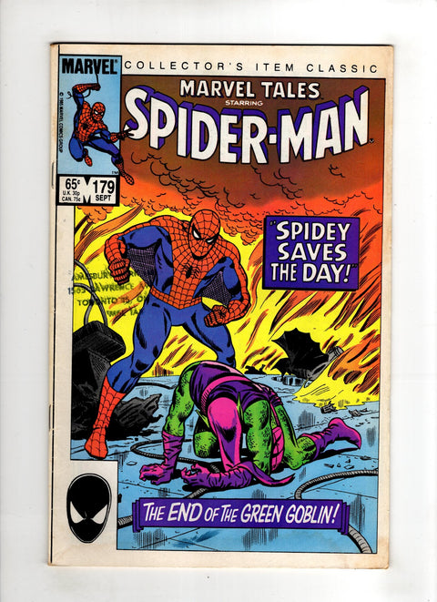 Marvel Tales, Vol. 2 #179 (1985) Stamp on cover  Stamp on cover  Buy & Sell Comics Online Comic Shop Toronto Canada