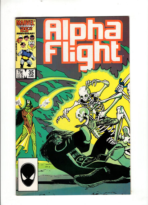 Alpha Flight, Vol. 1 #35 (Cvr A) (1986)   A   Buy & Sell Comics Online Comic Shop Toronto Canada