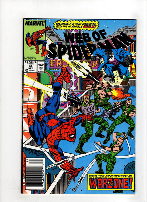 Web of Spider-Man, Vol. 1 #44 (1988) Newsstand Edition  Newsstand Edition  Buy & Sell Comics Online Comic Shop Toronto Canada