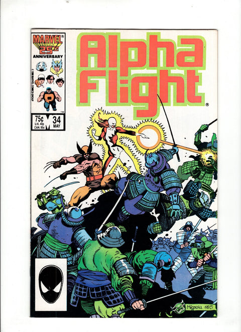 Alpha Flight, Vol. 1 #34 (Cvr A) (1986)   A   Buy & Sell Comics Online Comic Shop Toronto Canada