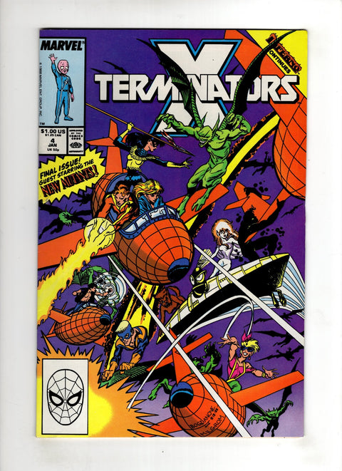 X-Terminators, Vol. 1 #4 (1988)     Buy & Sell Comics Online Comic Shop Toronto Canada