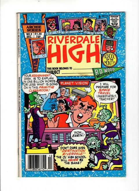 Riverdale High #3 (1990)      Buy & Sell Comics Online Comic Shop Toronto Canada