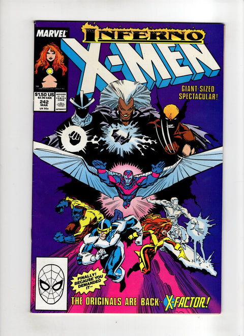 Uncanny X-Men, Vol. 1 #242 (1988)     Buy & Sell Comics Online Comic Shop Toronto Canada