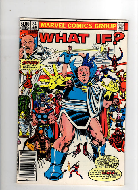 What If, Vol. 1 #34 (1982) Newsstand Edition   Newsstand Edition  Buy & Sell Comics Online Comic Shop Toronto Canada