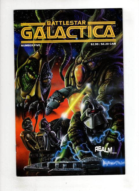 Battlestar Galactica, Vol. 1 (Realm Press) #5 (1998)     Buy & Sell Comics Online Comic Shop Toronto Canada