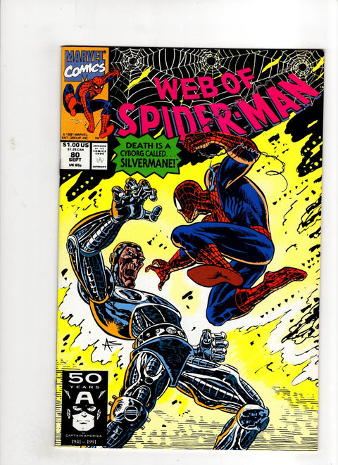 Web of Spider-Man, Vol. 1 #80 (1991)      Buy & Sell Comics Online Comic Shop Toronto Canada