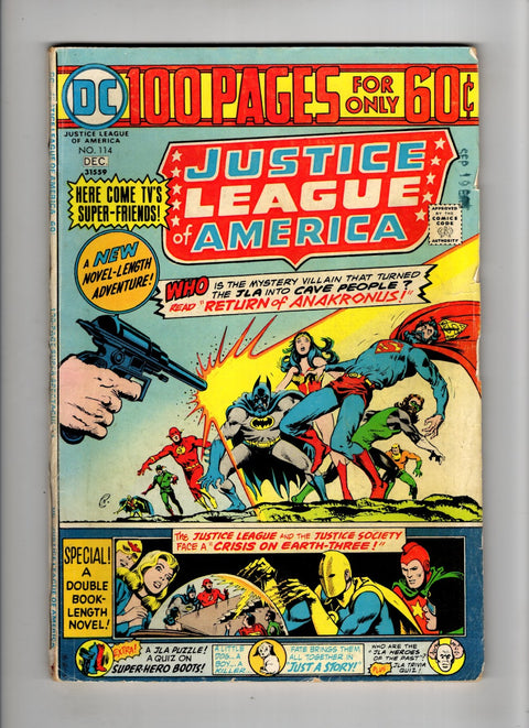 Justice League of America, Vol. 1 #114 (1974)     Buy & Sell Comics Online Comic Shop Toronto Canada