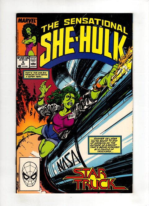 The Sensational She-Hulk, Vol. 1 #6 (1989)     Buy & Sell Comics Online Comic Shop Toronto Canada