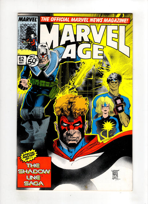 Marvel Age #62 (1988)     Buy & Sell Comics Online Comic Shop Toronto Canada