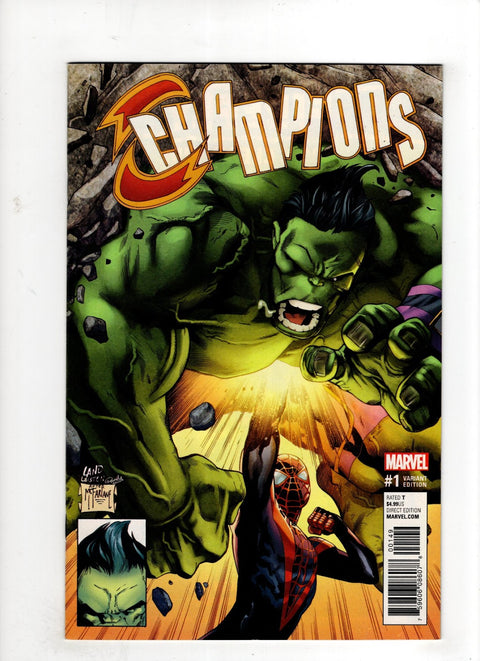 Champions, Vol. 2 (Marvel) #1 (Cvr V) (2016) Greg Land Fan Expo Exclusive Variant  V Greg Land Fan Expo Exclusive Variant  Buy & Sell Comics Online Comic Shop Toronto Canada