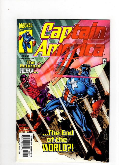 Captain America, Vol. 3 #22 (1999)      Buy & Sell Comics Online Comic Shop Toronto Canada