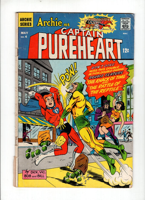 Archie as Captain Pureheart #4 (1967)      Buy & Sell Comics Online Comic Shop Toronto Canada