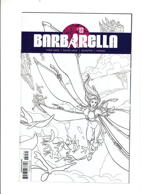 Barbarella, Vol. 1 #5 (Cvr F) (2018) Incentive Pete Woods B&W  F Incentive Pete Woods B&W  Buy & Sell Comics Online Comic Shop Toronto Canada