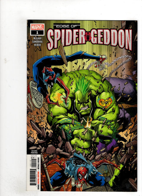 Edge of Spider-Geddon #1 (2018)    Second Printing  Buy & Sell Comics Online Comic Shop Toronto Canada