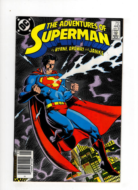 The Adventures of Superman, Vol. 1 #440 (1988) Newsstand   Newsstand  Buy & Sell Comics Online Comic Shop Toronto Canada