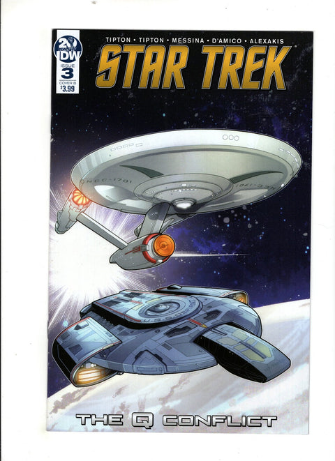 Star Trek: The Q Conflict #4 (Cvr B) (2019) Variant David Messina  B Variant David Messina  Buy & Sell Comics Online Comic Shop Toronto Canada