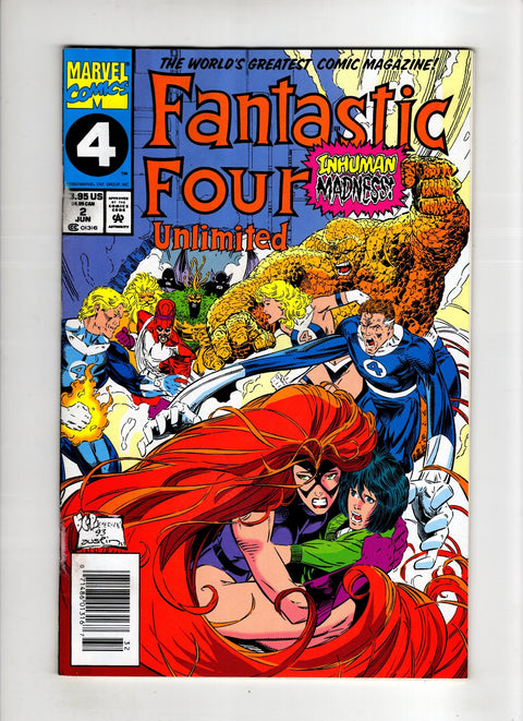 Fantastic Four Unlimited #2 (1993) Newsstand Edition  Newsstand Edition  Buy & Sell Comics Online Comic Shop Toronto Canada