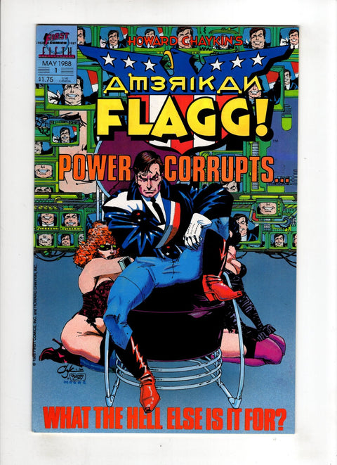American Flagg!, Vol. 2 #1 (1988)     Buy & Sell Comics Online Comic Shop Toronto Canada