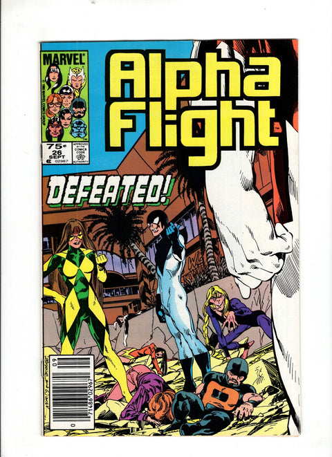 Alpha Flight, Vol. 1 #26 (Cvr C) (1985) Canadian Price Variant  C Canadian Price Variant  Buy & Sell Comics Online Comic Shop Toronto Canada