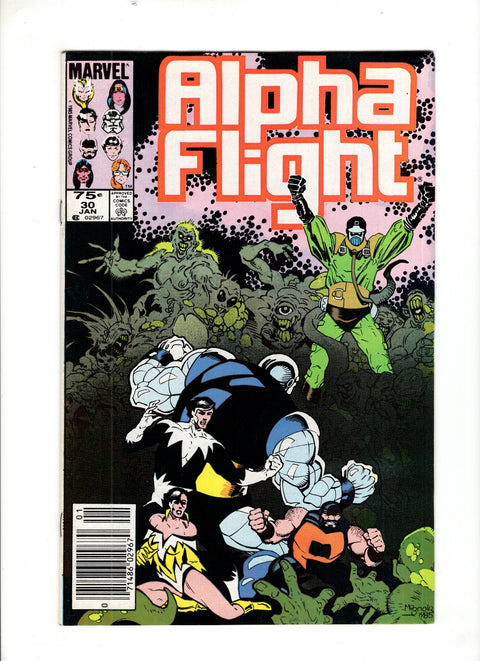 Alpha Flight, Vol. 1 #30 (Cvr C) (1986) Canadian Price Variant  C Canadian Price Variant  Buy & Sell Comics Online Comic Shop Toronto Canada