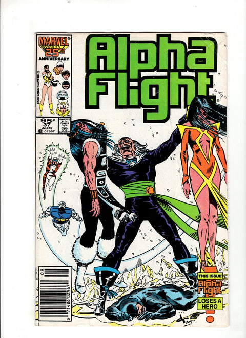 Alpha Flight, Vol. 1 #37 (Cvr C) (1986) Canadian Price Variant  C Canadian Price Variant  Buy & Sell Comics Online Comic Shop Toronto Canada