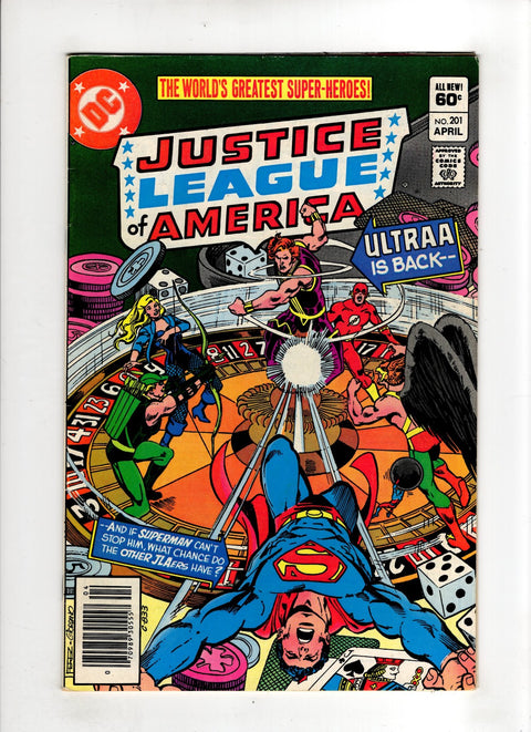 Justice League of America, Vol. 1 #201 (1982) Newsstand Edition  Newsstand Edition  Buy & Sell Comics Online Comic Shop Toronto Canada