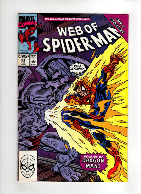 Web of Spider-Man, Vol. 1 #61 (1989)     Buy & Sell Comics Online Comic Shop Toronto Canada