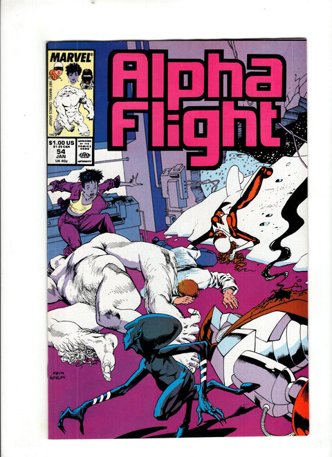 Alpha Flight, Vol. 1 #54 (1987) Kevin Nowlan   Kevin Nowlan  Buy & Sell Comics Online Comic Shop Toronto Canada