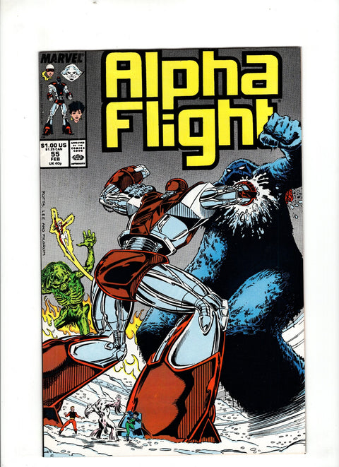 Alpha Flight, Vol. 1 #55 (1988) Jim Lee   Jim Lee  Buy & Sell Comics Online Comic Shop Toronto Canada