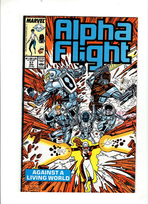 Alpha Flight, Vol. 1 #57 (1987) Jim Lee   Jim Lee  Buy & Sell Comics Online Comic Shop Toronto Canada