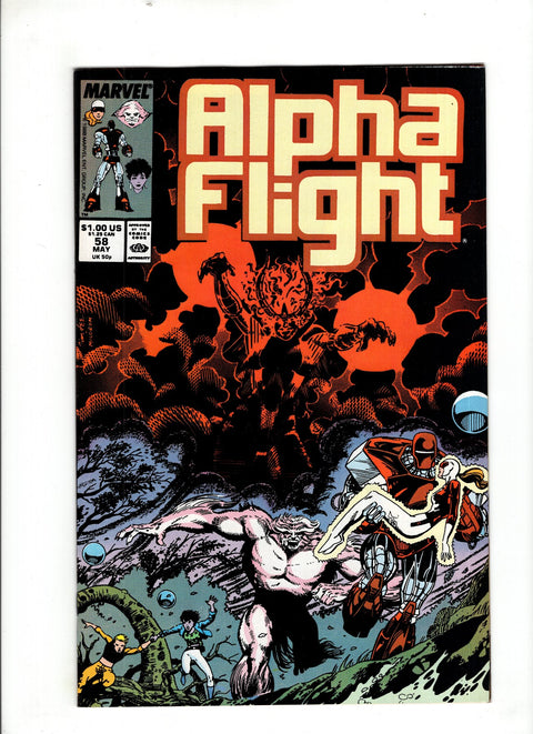 Alpha Flight, Vol. 1 #58 (1988) Jim Lee   Jim Lee  Buy & Sell Comics Online Comic Shop Toronto Canada