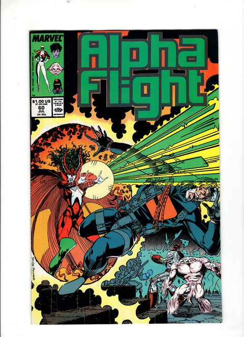 Alpha Flight, Vol. 1 #60 (Cvr A) (1988)   A   Buy & Sell Comics Online Comic Shop Toronto Canada