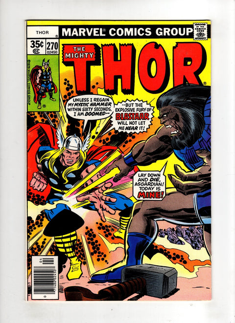 Thor, Vol. 1 #270 (1978) Newsstand Edition  Newsstand Edition  Buy & Sell Comics Online Comic Shop Toronto Canada