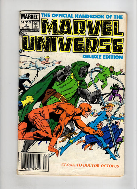 Official Handbook of the Marvel Universe: Deluxe Edition (Vol. 2) #3 (Cvr C) (1986) Canadian Price Variant C Canadian Price Variant  Buy & Sell Comics Online Comic Shop Toronto Canada