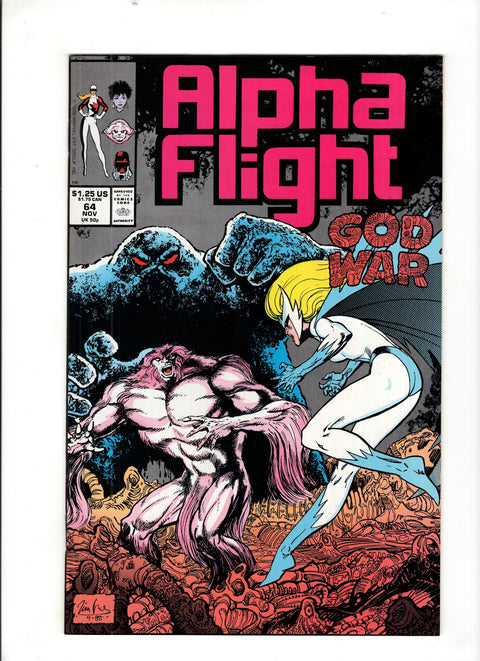 Alpha Flight, Vol. 1 #64 (Cvr A) (1988)   A   Buy & Sell Comics Online Comic Shop Toronto Canada