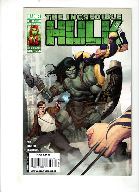 The Incredible Hulk, Vol. 1 #603 (Cvr A) (2009) Ariel Olivetti  A Ariel Olivetti  Buy & Sell Comics Online Comic Shop Toronto Canada
