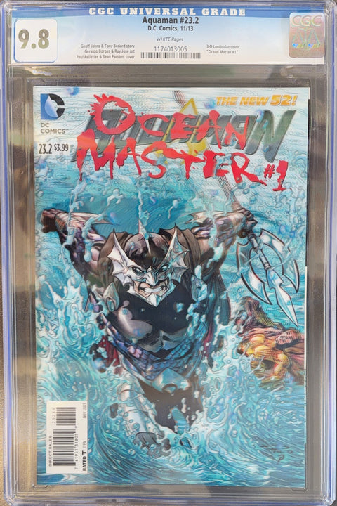Aquaman, Vol. 7 #23 (CGC 9.8) (2013)  .2.2A 3D Cover  Buy & Sell Comics Online Comic Shop Toronto Canada