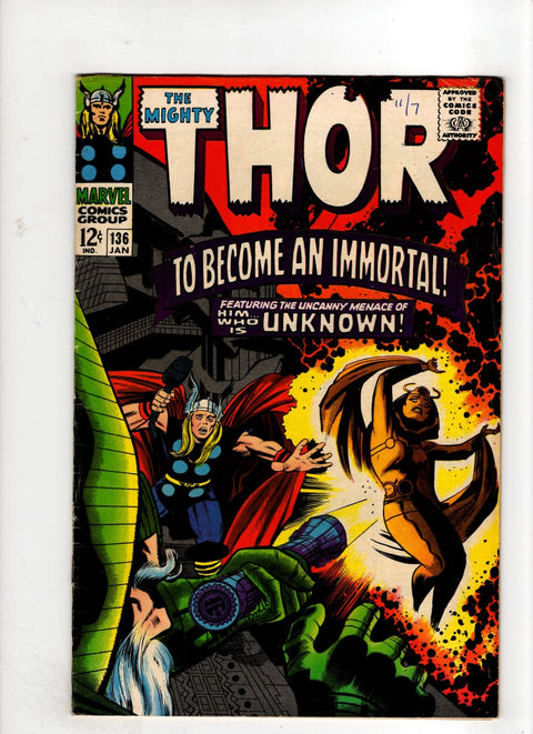 Thor, Vol. 1 #136 (1966) 1st app. Sif, 1st app. Lurking Unknown     Buy & Sell Comics Online Comic Shop Toronto Canada