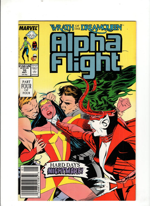 Alpha Flight, Vol. 1 #70 (Cvr A) (1989)   A   Buy & Sell Comics Online Comic Shop Toronto Canada